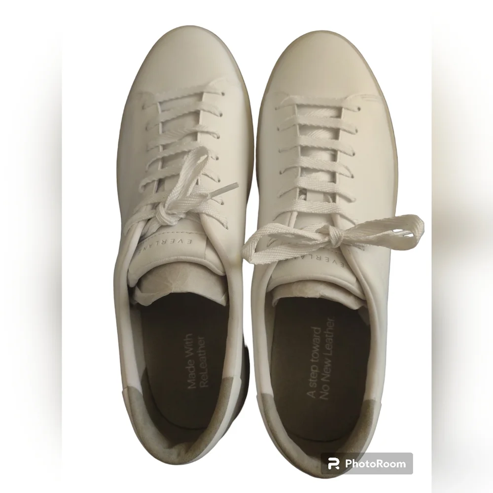 Everlane The‎ releather tennis shoe Unisex Size W 14 M 12 Classic Preppy Casual